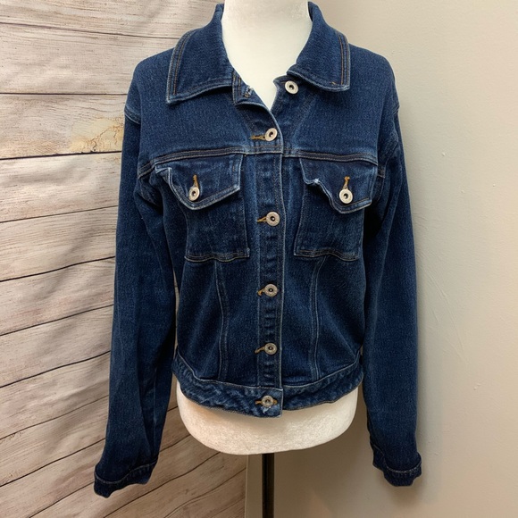 Stone Jeans | Dark Washed Late 90’s Jean Jacket - Picture 1 of 6